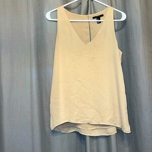 Tan tank top blouse
